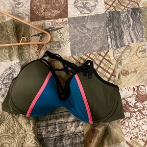 Pink bathing suit top